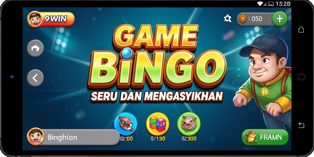 Tampilan gameplay menarik dari 9WIN Bingo.