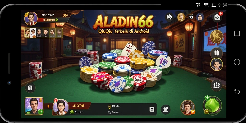 Screenshot gameplay QiuQiu ALADIN66 yang menarik.