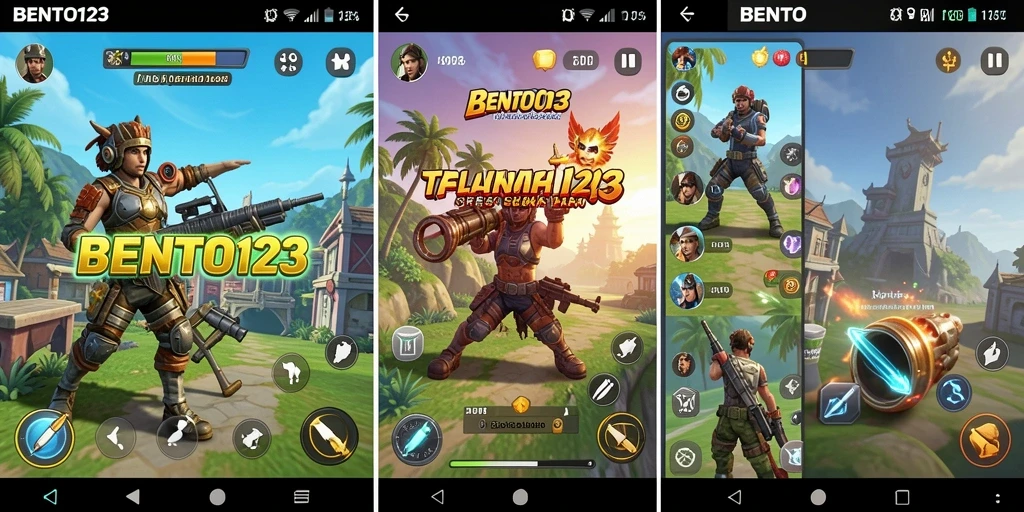 Tampilan menarik dan fungsional dari BENTO123.