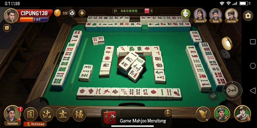 Tampilan screenshot gameplay <strong>CIPUNG138</strong> yang menampilkan tantangan Mahjong yang menarik.