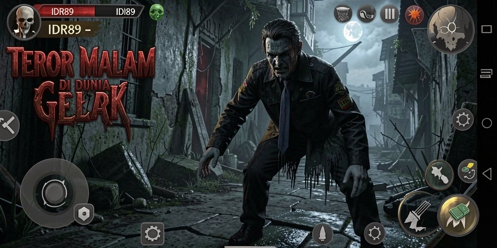 Tampilan menakutkan dari gameplay IDR89 yang mendebarkan.