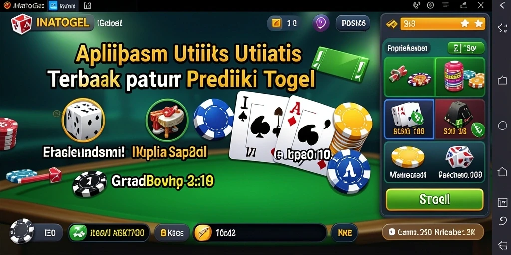 Tampilan antarmuka INATOGEL yang intuitif dan informatif.