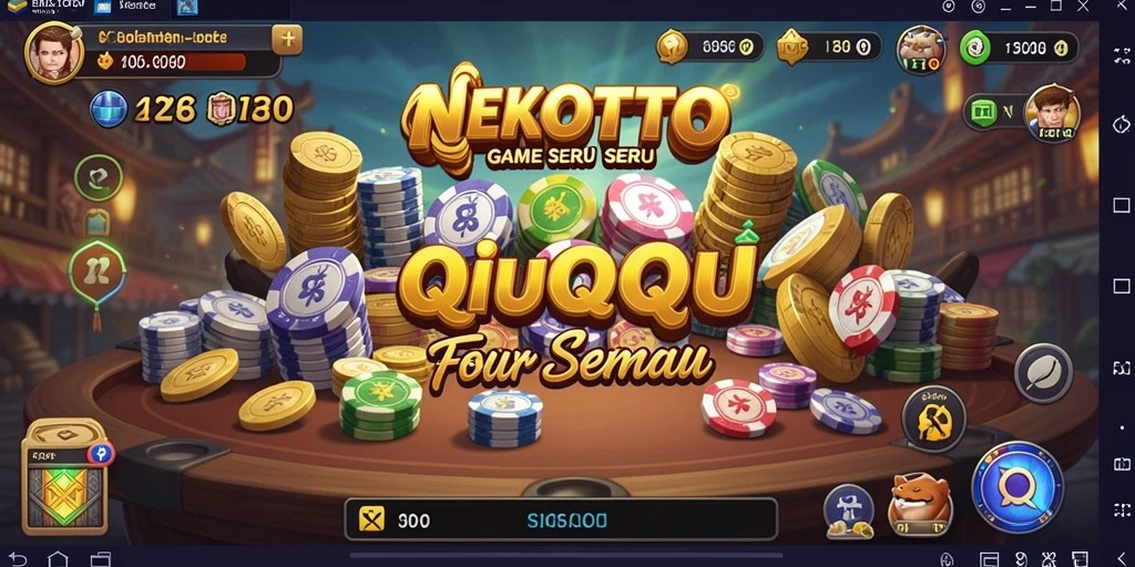 Tampilan gameplay seru NEKOTOTO dengan suasana QiuQiu.