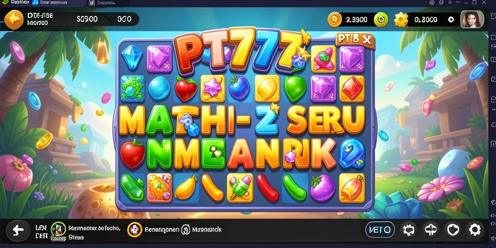 Tampilan gameplay PT777 yang seru dalam genre Match-3.
