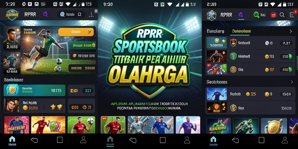 Tampilan gameplay Sportsbook RPRR yang menarik dan interaktif.