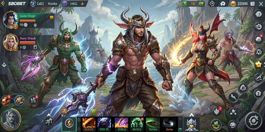 Tampilan screenshot SBOBET dengan aksi strategis yang mendebarkan.