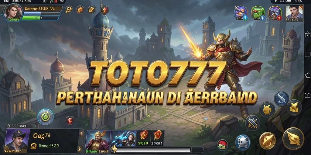 Tampilan aksi seru dari gameplay Tower Defense TOTO777.